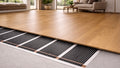 Wooden floor + efficient graphene underfloor heating