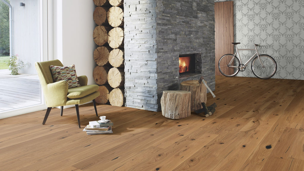 Triple layer wooden floor Oak Espressivo GBG8ZKFD